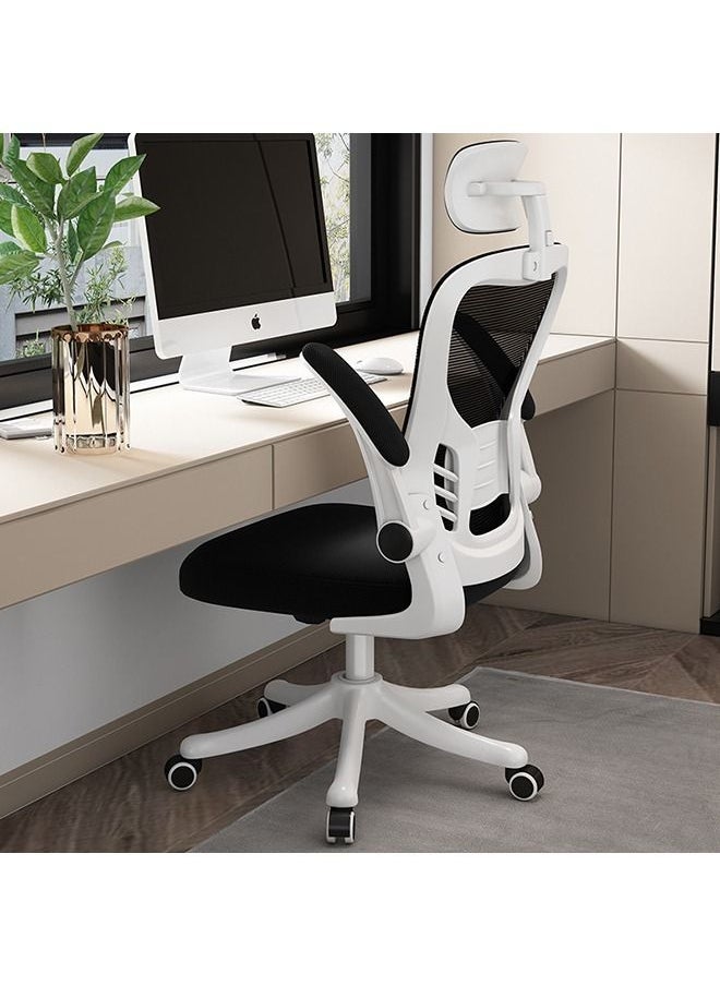 Arabest Ergonomic Office Chair - High Back Desk Chair with Adjustable Lumbar Support, Headrest & 3D Metal Armrest - 130°Rocking Mesh Computer Chair - Image 5