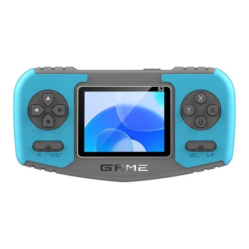 New World S2 Portable Handheld Game Player 2.4'' Screen Video Retro Game Console Handheld Video Game Set for Kids Retro Game Box with TV Game Support (Random Colour) - Image 1