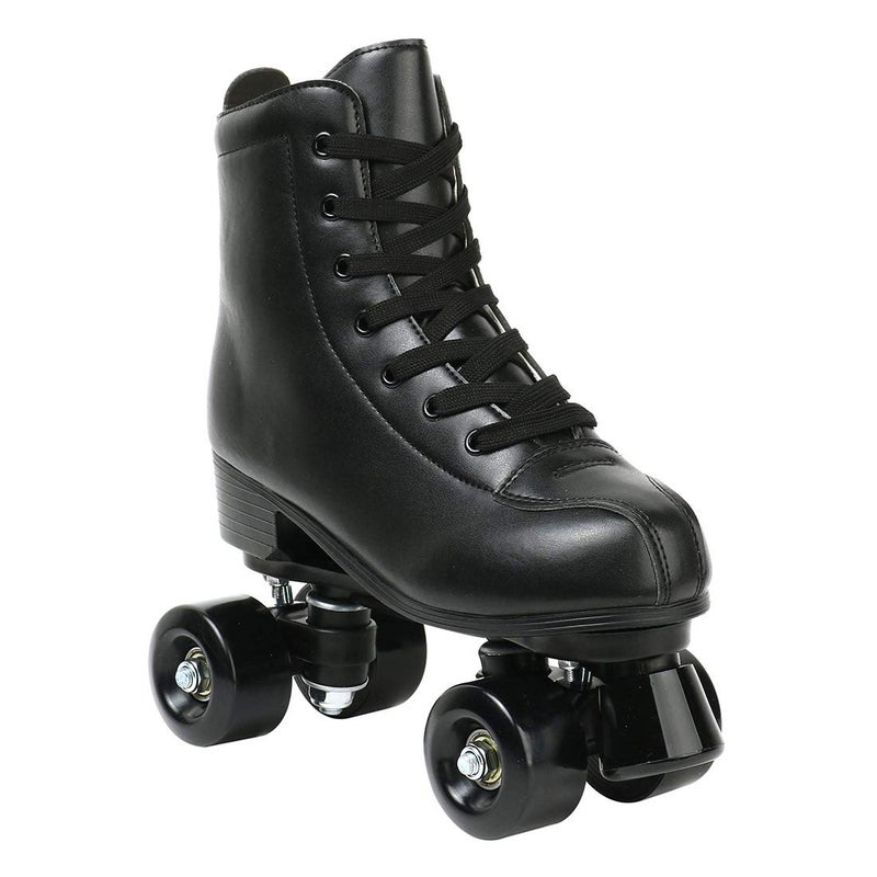 XUDREZ Women's Men's Roller Skates, Double Row Four Wheels, Black Flash Wheel, Unisex-Adults, Size Unisex (Fits All), Black - Image 4