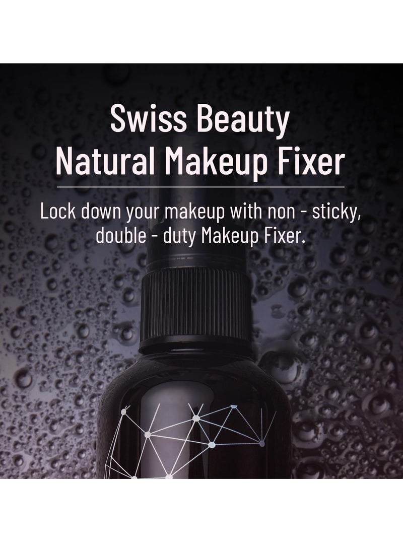 SWISS BEAUTY - Long Lasting Professional Makeup Fixer Natural Spray With Aloe Vera And Vitamin-E 70ml - Image 1