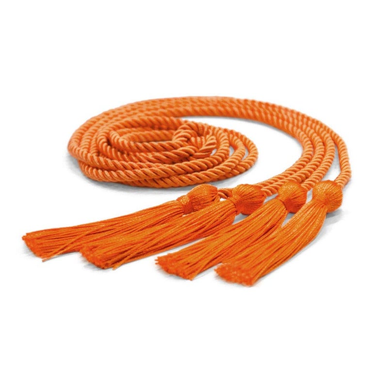 Endea Graduation Double Honor Cord Orange