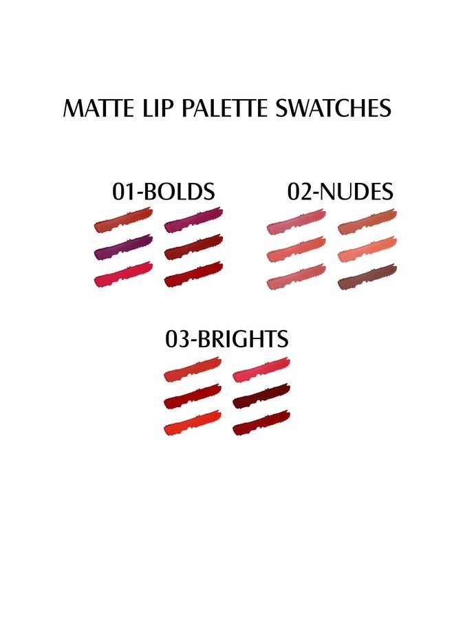 Glam 21 Glam21 My Bff Matte Lip Palette | 6 Lipstick Colors | Travel Friendly Lip Palette | Creamy Matte Finish - 9 Gm | Nudes-02 - Image 5