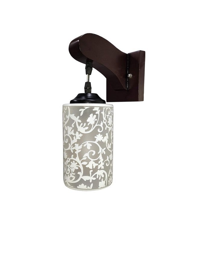 Mahganya مصباح حائط مهغانيا ديكور منزلي عتيق، عناصر تزيين شرفة المعبد الخارجية، فوانيس عناصر ديكور المنزل لغرفة المعيشة، عناصر تزيين ديوالي لديكور المنزل (عبوة من 1) (نمط 7) - Image 4