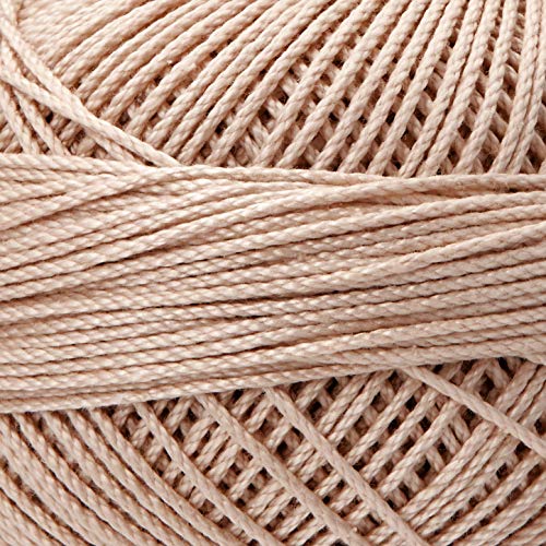Handy Hands Lizbeth Egyptian Cotton Crochet Thread, Tatting Thread, and Knitting Thread Size 3 (50 Grams 120 Yards) – HH03603, Ecru - Image 2