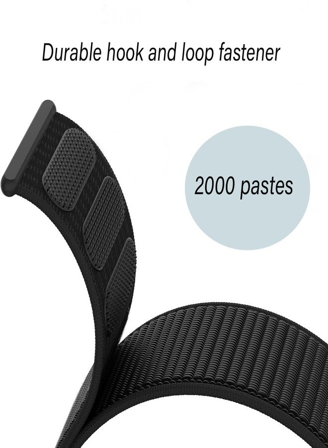 Orisell [2 Pack] Bicep Band Compatible with Amazfit Helio Strap Fitness Tracker,Breathable Hook&Loop Nylon Sport Style (Black-black) - Image 3