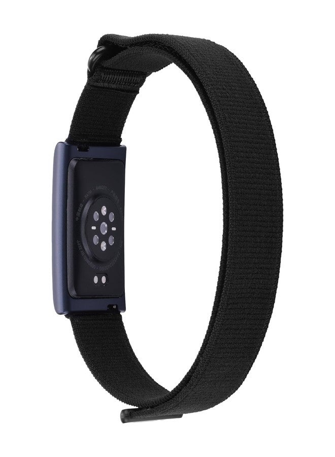 Orisell [2 Pack] Bicep Band Compatible with Amazfit Helio Strap Fitness Tracker,Breathable Hook&Loop Nylon Sport Style (Black-black) - Image 2