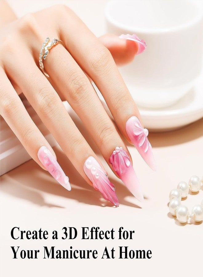 Kulis 3D Sculpting Gel for Nail Art, 15ML Clear Water Droplet Rain Drop Effect, Design, Carving, Painting, Rhinestone Glue, Soak Off Manicure DIY Home - Image 5