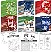 Saypacck 36 Pcs Christmas Mini Activity Books Fun Games and Challenging Activities 96 Different Games Include Mazes Dot to Dot Word Search Word Scramble and More Gifts for Student Party Classroom - Image 2