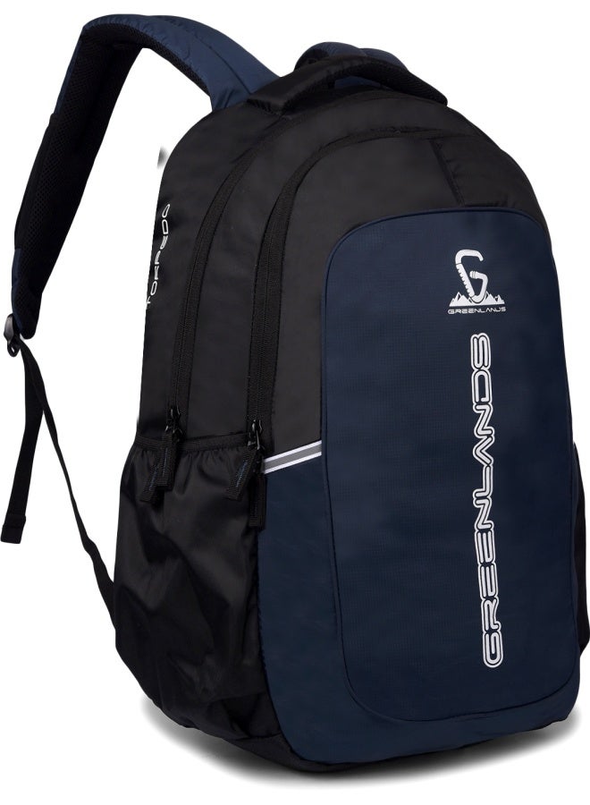 GREENLANDS GNL Torpedo Backpack – Navy, Streamlined 25L Bag for Urban & Outdoor Use - Image 2