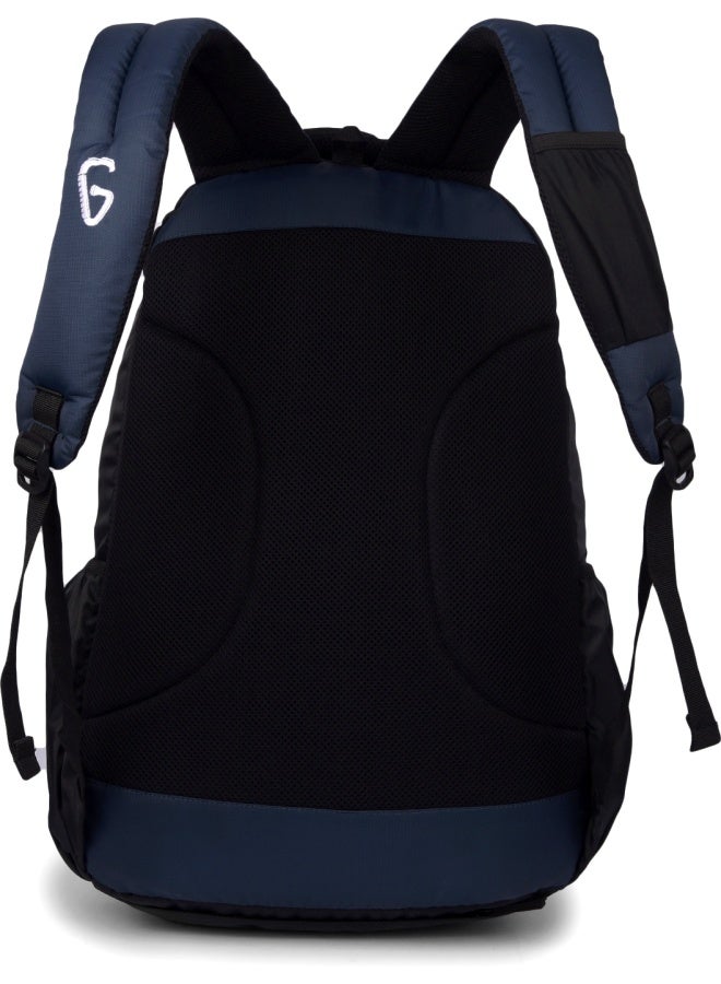 GREENLANDS GNL Torpedo Backpack – Navy, Streamlined 25L Bag for Urban & Outdoor Use - Image 4