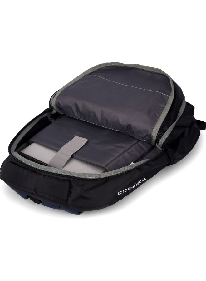 GREENLANDS GNL Torpedo Backpack – Navy, Streamlined 25L Bag for Urban & Outdoor Use - Image 5