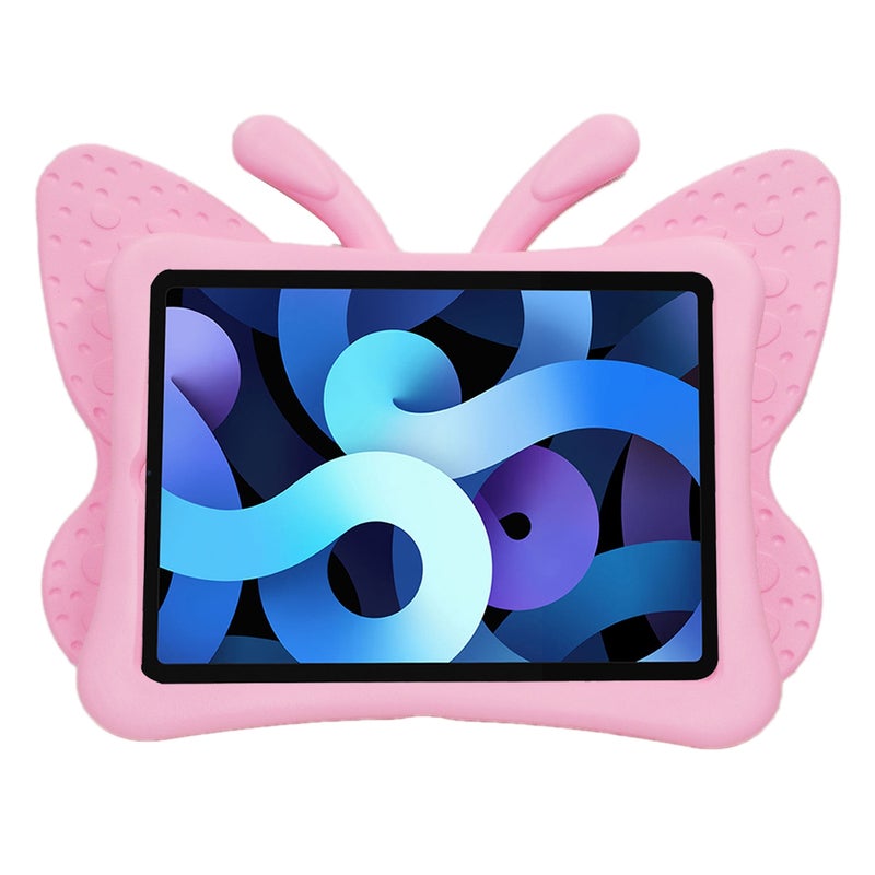 erorex For Ipad Air 11 2025 / 2024 Butterfly Bracket Kids Eva Shockproof Tablet Case(Pink) - Image 3