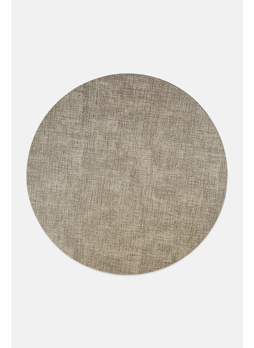 YOTO - 4 Pcs Round Placemats 38 Dia cm, Grey - Image 1