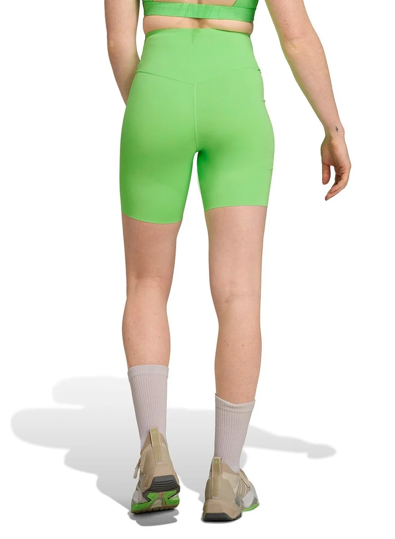 Adidas Cool Int. Biker Green Tights (1/4) Tights For Women