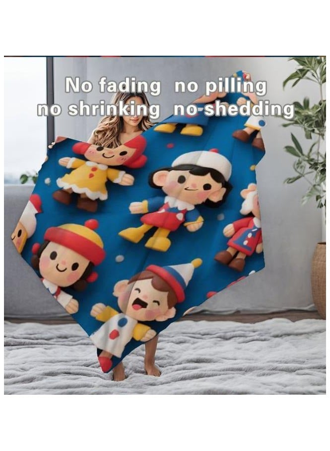general Children's or student cartoon flannel thin blanket (warm and comfortable, suitable for sleep, games) 100cm*150cm - 916 - Image 5