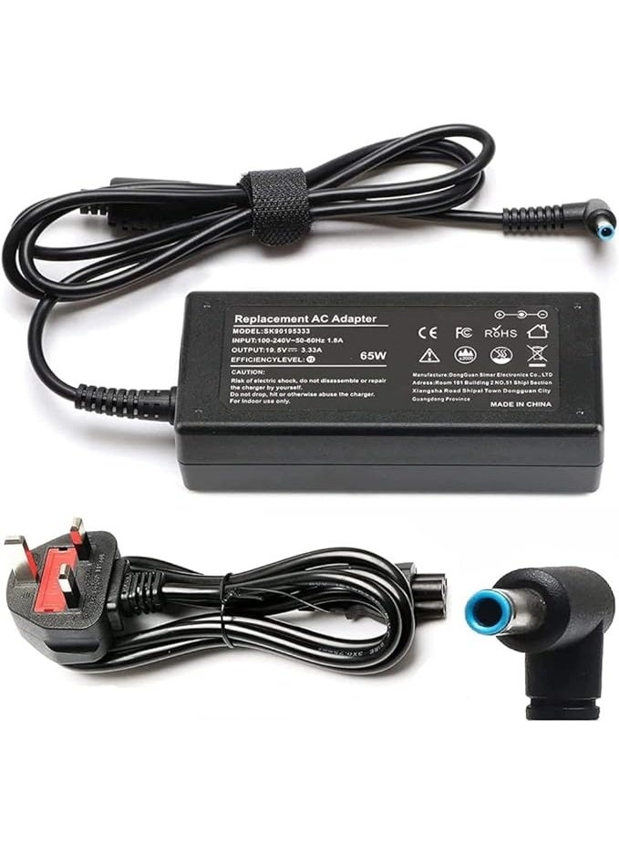 Terabyte HP 65W 19.5V 3.33A New Replacement Laptop Computer Notebook AC Adapter Charger (4.5 X 3mm)