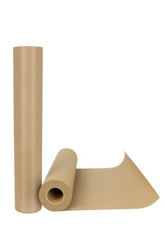Premify Jumbo Brown Kraft Paper Roll (75cm X 30m) 80GSM, Arts & Crafts Gift Packing Paper, Gift Wrapping Paper, Student Drawing Painting Wall Art Rolls, Butcher Paper  - Image 1