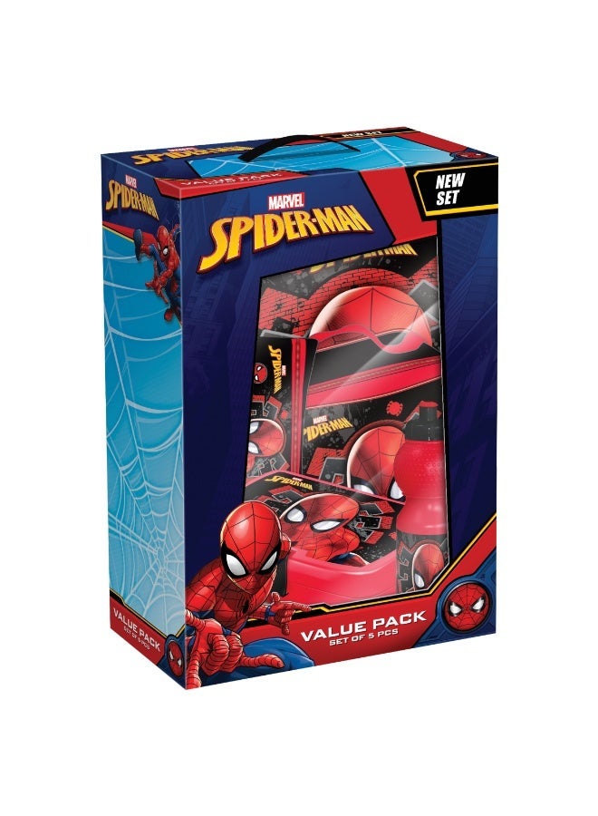 Marvel Universe Spider-Man  5 In 1 Value Pack (16" Trolley Bag) FKVP-02278 - Image 1