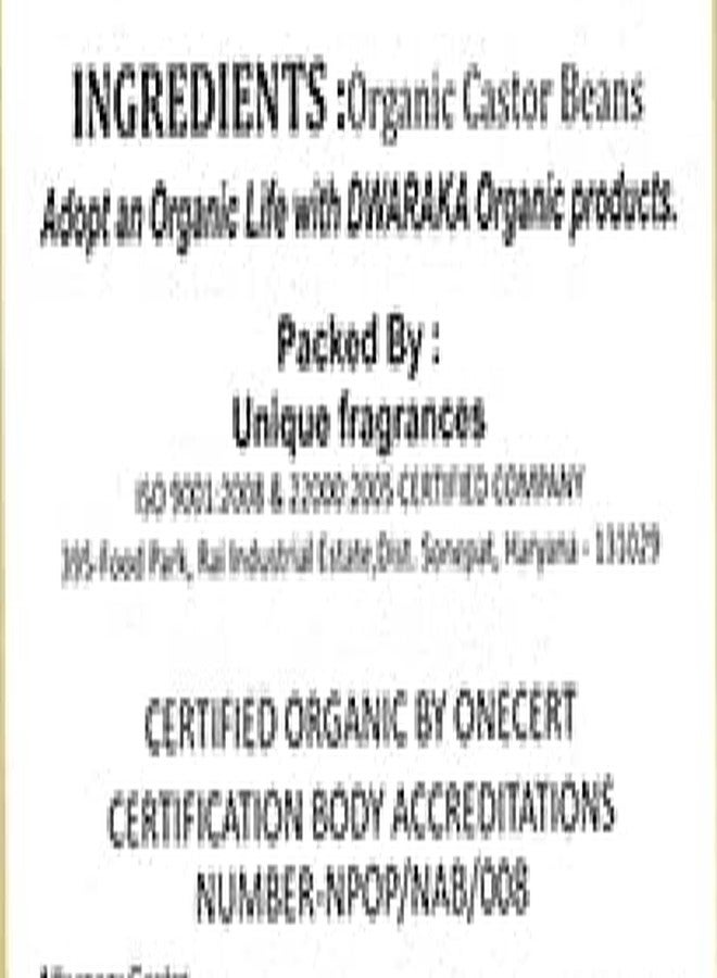 Dwaraka Organic Cold Pressed Castor Oil for Digestion, Hair Growth, Skincare and Massages - 16.9 Fl Oz (500 ML) | USDA Organic, Non-GMO, All Natural - Image 4