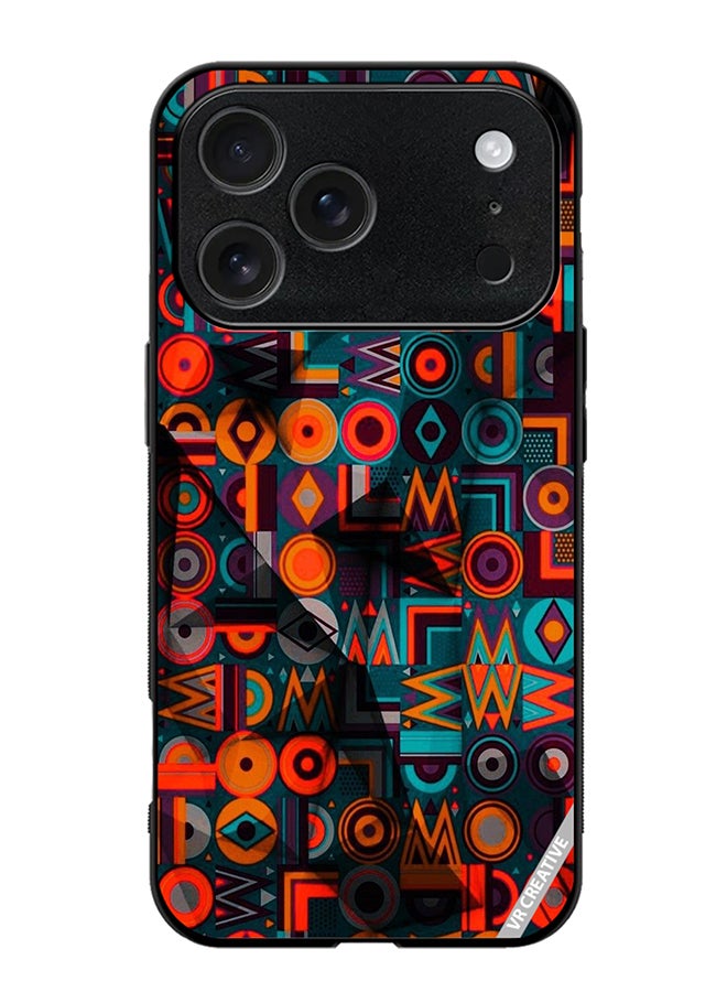 VR CREATIVE Protective Case Cover For Apple iPhone 17 Pro Max Flower Design Multicolour