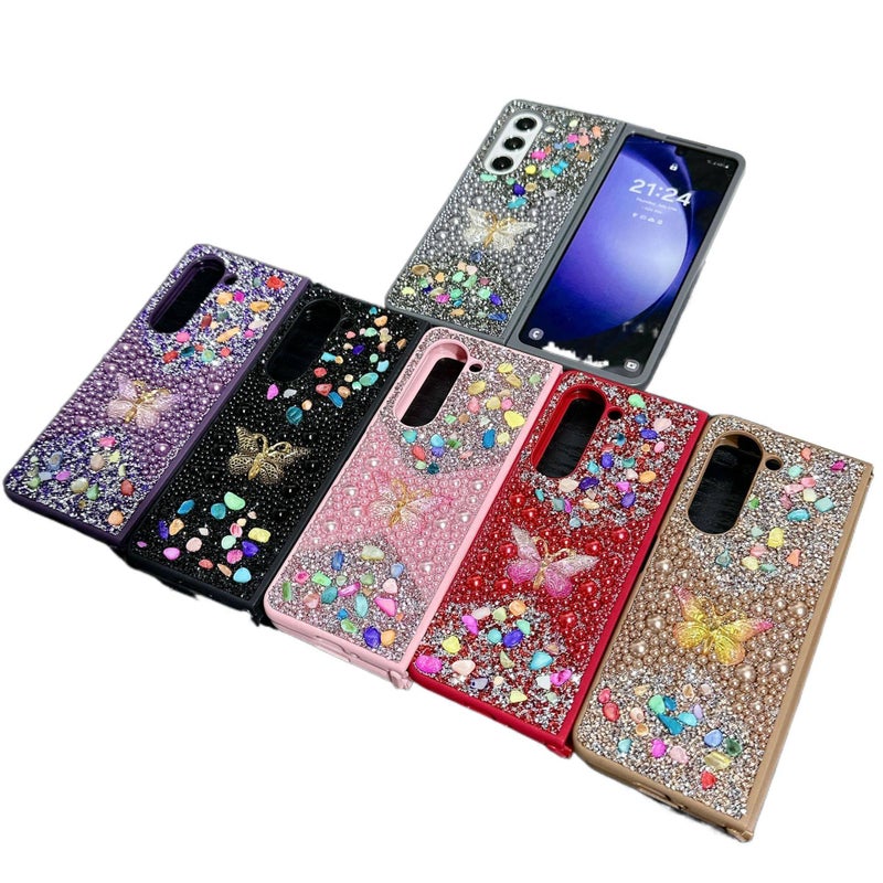 Cover Protective , for Samsung Galaxy Z Fold 6 , Purple for Personal Use - Image 2