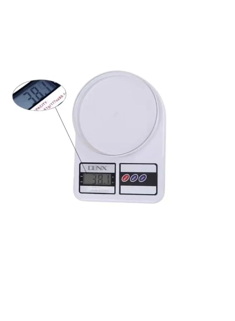 Dinex Digital kitchen food scale with LCD digital display - Image 1