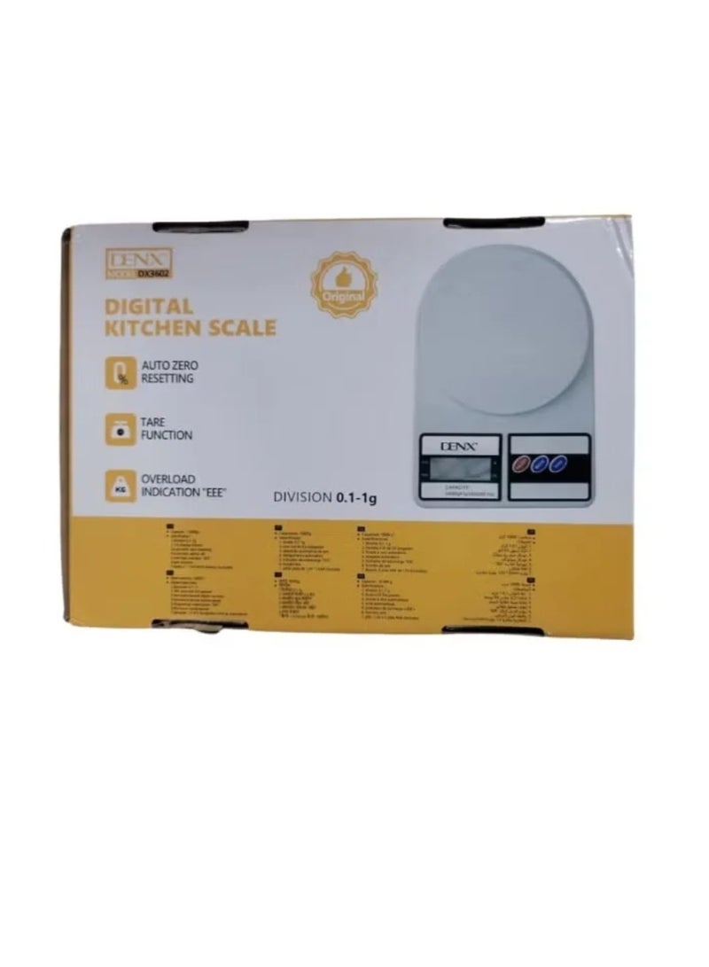 Dinex Digital kitchen food scale with LCD digital display - Image 2