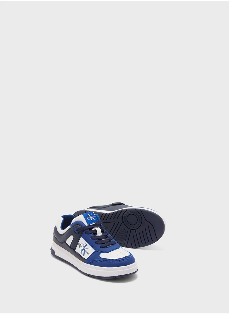 Calvin Klein Jeans Youth Low Top Lace Up Sneakers