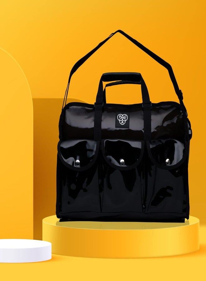 PAC Cross Body Makeup Bag (Black) - Image 5