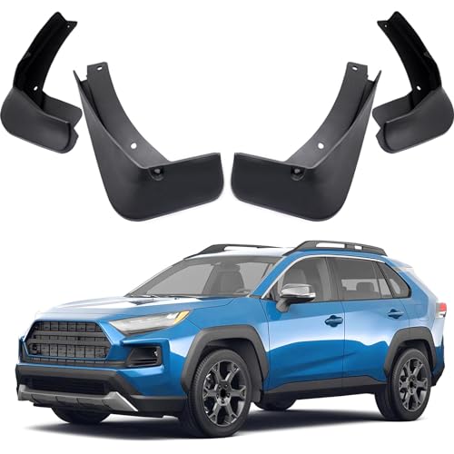 MOERTIFEI Mudguards Mud Flaps Splash Guards Fenders Compatible with 2019-2024 Toyota RAV4 Adventure / RAV4 TRD Off-Road, 4pcs Mud Guard Kit, Black - Image 1
