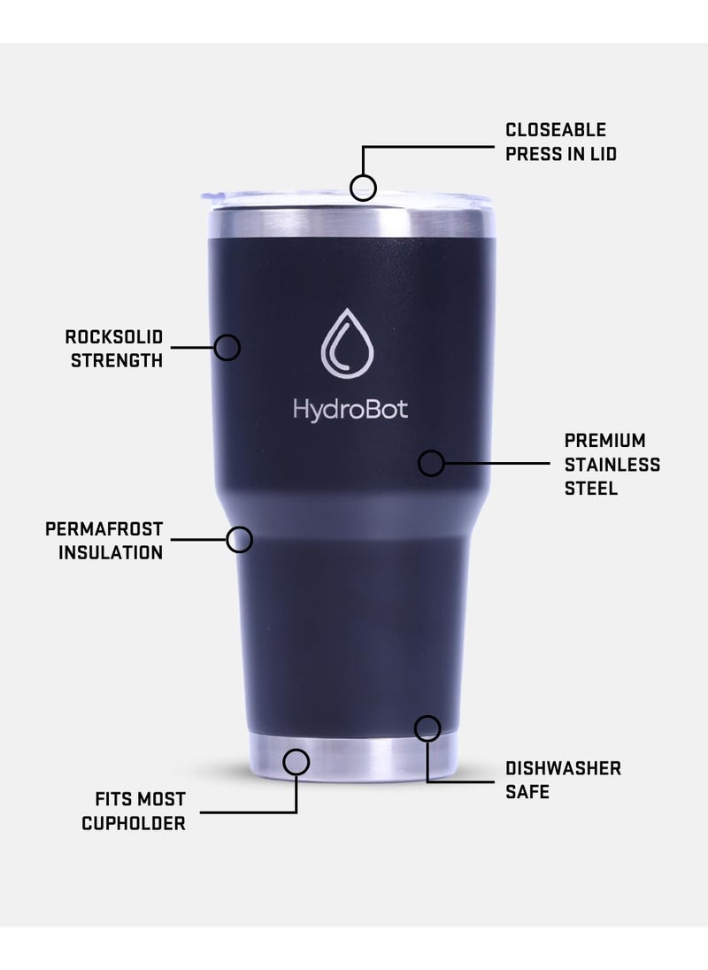 HydroBot HydroBot Stainless Steel Water Tumbler Cup Hydro Hot and Cold Durable Double Insulated Thermos Flask 800 ml Red  - Image 4