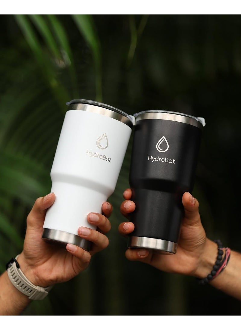 HydroBot HydroBot Stainless Steel Water Tumbler Cup Hydro Hot and Cold Durable Double Insulated Thermos Flask 800 ml Red  - Image 3