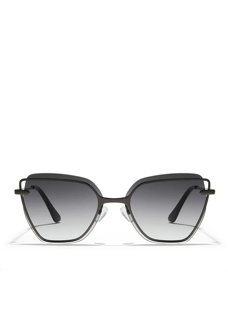 Blackout BlackOut by eyewa STARLIGHT Women's Cat Eye Sunglasses, Gray/Black