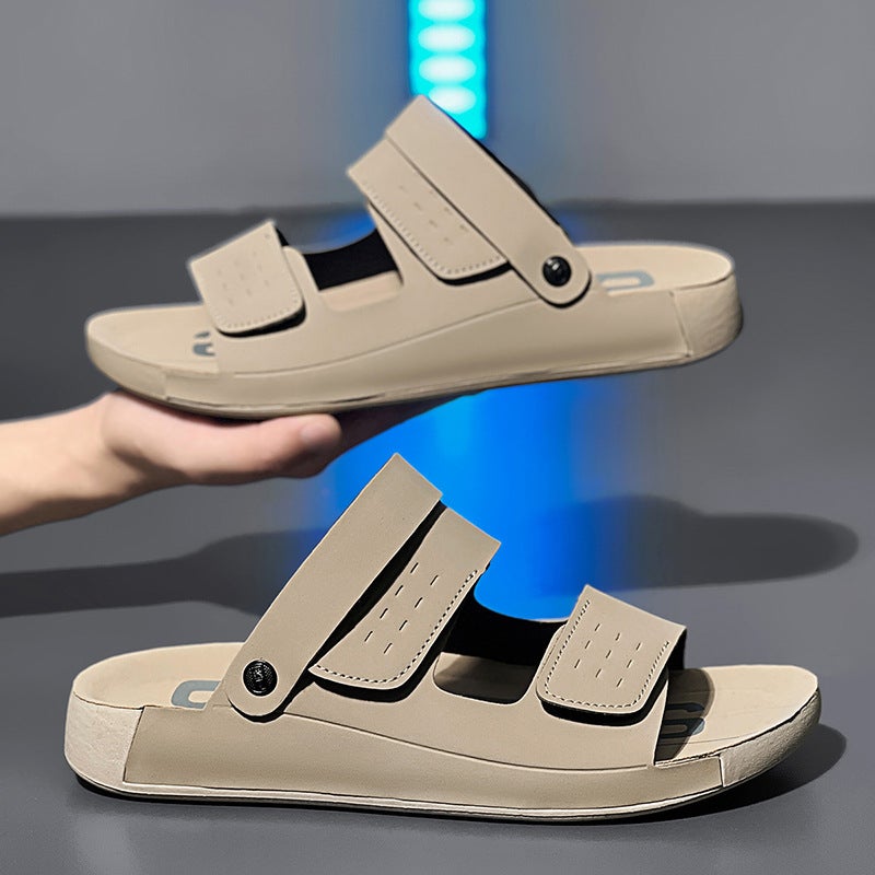 New Fashion Boutique Men'S Sandals Quality Indoor And Outdoor Sandals British Casual Breathable Beach Shoes - Image 3