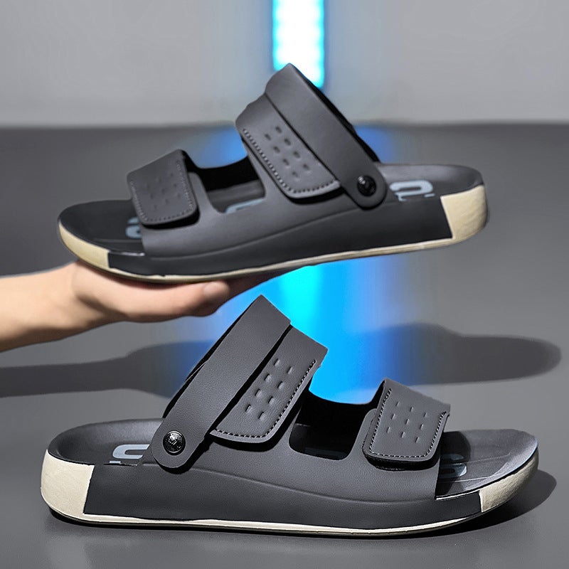 New Fashion Boutique Men'S Sandals Quality Indoor And Outdoor Sandals British Casual Breathable Beach Shoes - Image 5