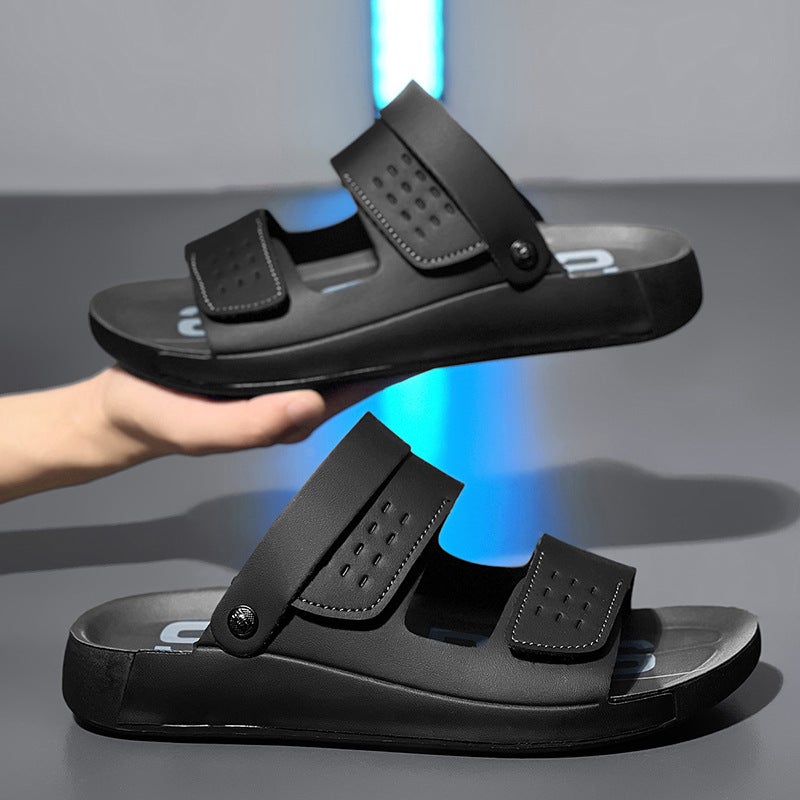 New Fashion Boutique Men'S Sandals Quality Indoor And Outdoor Sandals British Casual Breathable Beach Shoes - Image 4