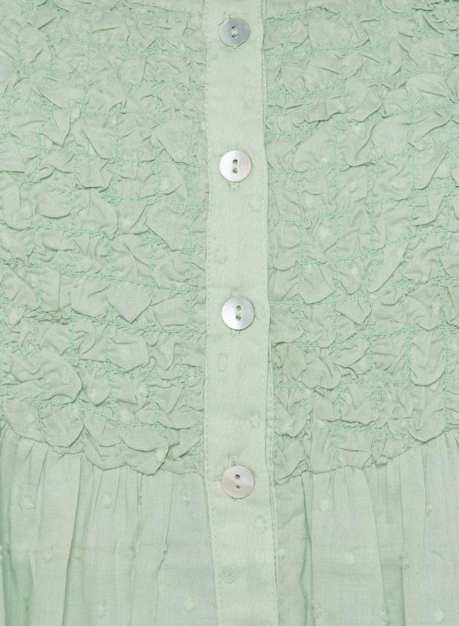 Splash FAV Night Dress Sleeveless Textured Cotton