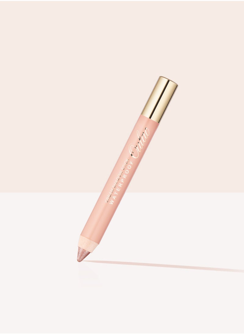 Oulac - Nude Champagne Eyeshadow Stick - Shimmer Eye Shadow Pencil for Highlighter, Waterproof & Long Lasting, Blendable Glitter Eye Makeup, Vegan & Cruelty-Free 3.8g - Golden Hour - 11 - Image 1