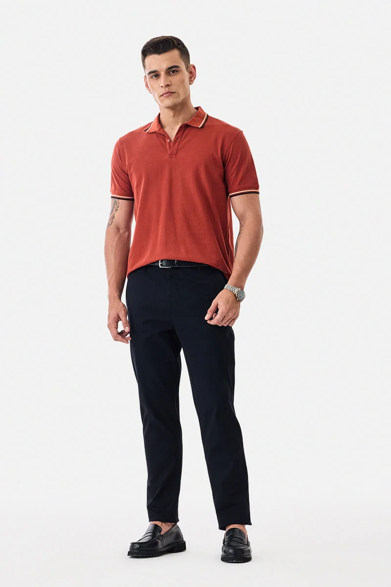 SNITCH Slim Fit Stretch Trousers