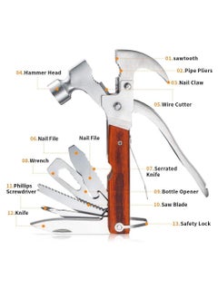 Claw Hammer with Plier, Wire Scissor, Knife, Screwdriver, Bottle Opener and more for Home Repairing Cycling Camping Climbing Fishing 12-in-1 - pzsku/Z605C9ECC642DEA9B9DEBZ/45/_/1686661155/646ab706-fb66-4160-8956-c8a3a5ee4c4f