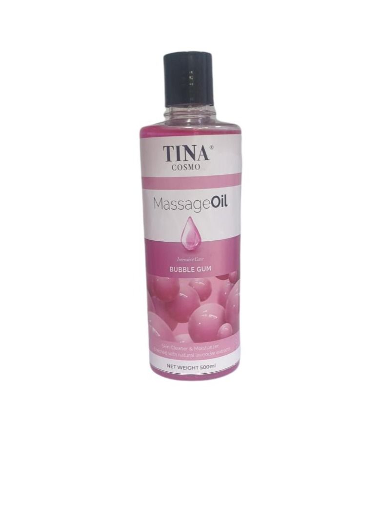 Tina Cosmo Intensive Care Bubble Gum Massage Oil-500ml  - Image 3