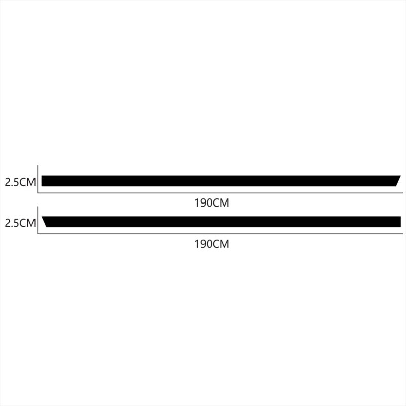 Car Stickers: Black PVC Material, Waterproof Durable, Night Enhanced Reflection - Fashion Sporty Personalized Look Vehicle Decals for VW Golf 7 5 4 3 6 2 1 MK7 MK5 MK2 MK6 MK4 MK1 MK3 GTI Auto Decorat - Image 2