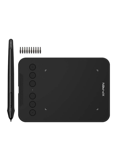 Deco mini4 Drawing Tablet  Graphic Tablet Pen Tablet with 8192 Levels Pressure, 4 x 3 inch Artist Tablet 6 Shortcut Keys for Student E-Learning and Online Teaching Compatible with Chromebook