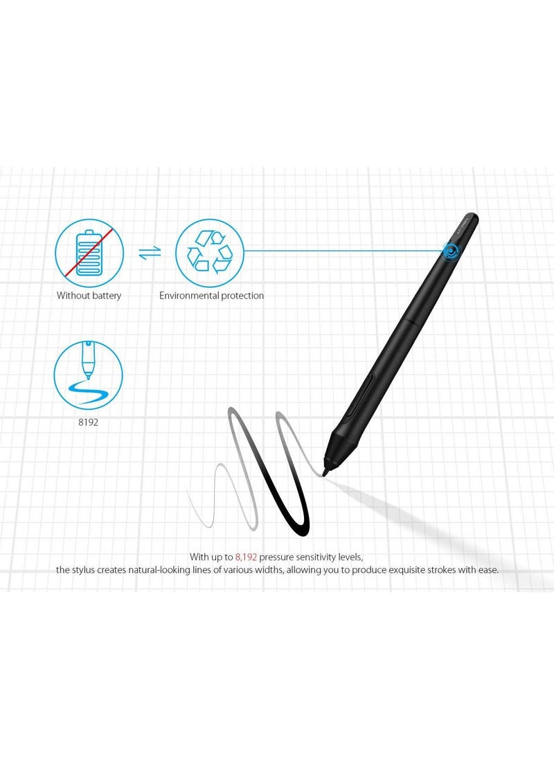 XP-PEN - Deco mini4 Drawing Tablet  Graphic Tablet Pen Tablet with 8192 Levels Pressure, 4 x 3 inch Artist Tablet 6 Shortcut Keys for Student E-Learning and Online Teaching Compatible with Chromebook - Image 1