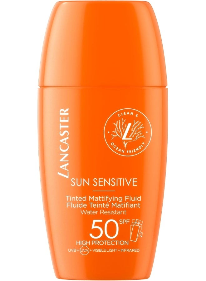 Lancaster Sun Sensitive Tinted Mattifying Fluid Spf 50, 30Ml  - Image 1