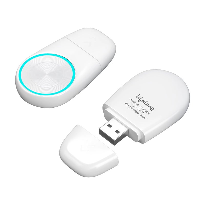 Lifelong iWatch Wireless Charger, USB-A, Travel-Friendly, Cable-Free, Compact & Lightweight with Magnetic Output, Compatible with 9/8/7/SE/6/5/4/3/2/1, White - Image 5