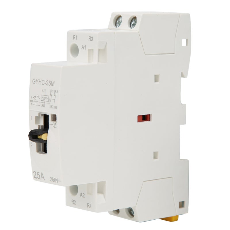 GEYA AC Contactor: 250VAC 50Hz, 4-Position Switch Design, 70% Volume Reduction - 75% Lower Energy Consumption, Super Quiet Below 15dB for Industrial & Electrical Control Systems - Image 1