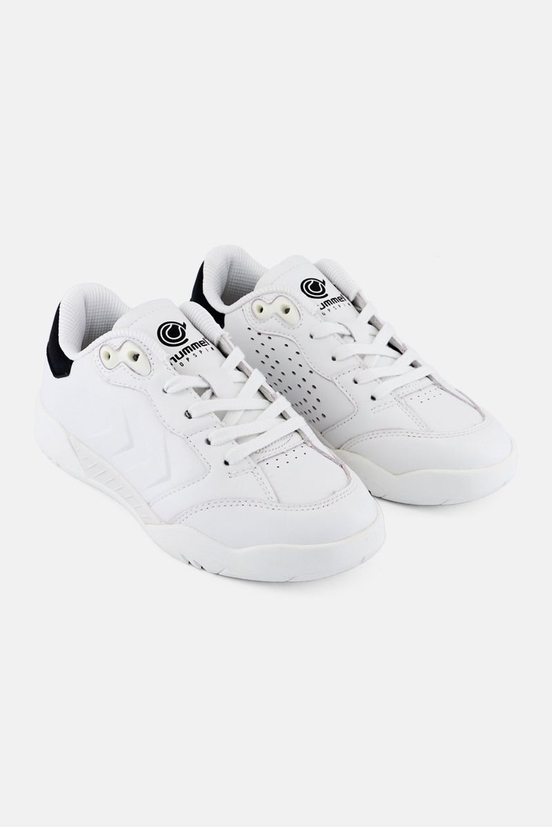 Hummel Kids Boy Top Spin Reach Lx E Lace Up Outdoor Shoes, White - Image 1