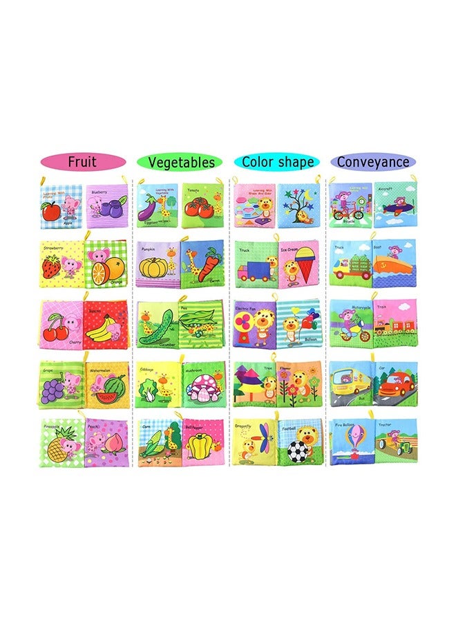 Baby Books Toys, Cloth Baby Books, Soft Books for Babies, Touch and Feel Crinkle Cloth Books for Infants & Toddler, Sensory Toys 0-12 Months, Suitable for Boys & Girls  - Image 5