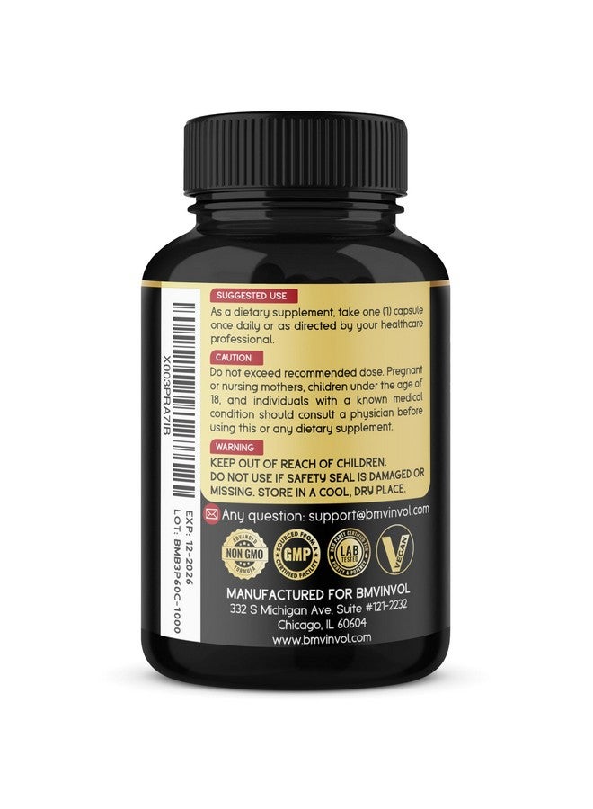 BMVINVOL (3 Packs) Berberine Supplement Plus Ceylon Cinnamon, Milk Thistle, Turmeric, Artichoke Leaf, Black Peppe - 6 Month Supply - 180 Capsules Total - Image 3